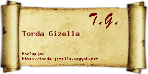 Torda Gizella névjegykártya